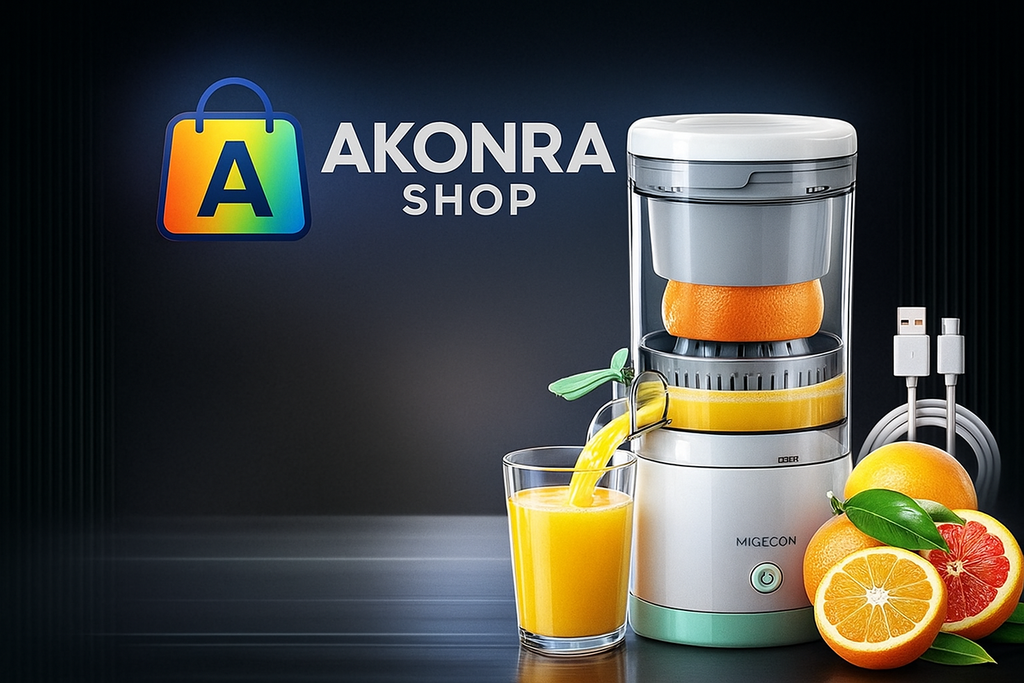 EXPRIMIDOR DE JUGO RECARGABLE