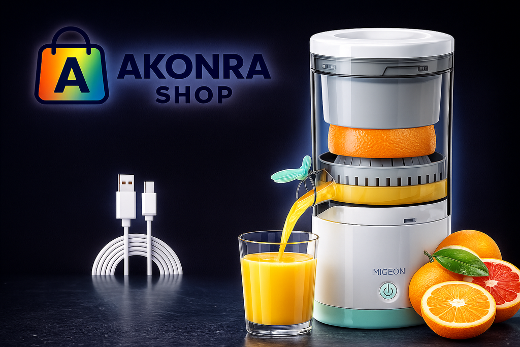 EXPRIMIDOR DE JUGO RECARGABLE